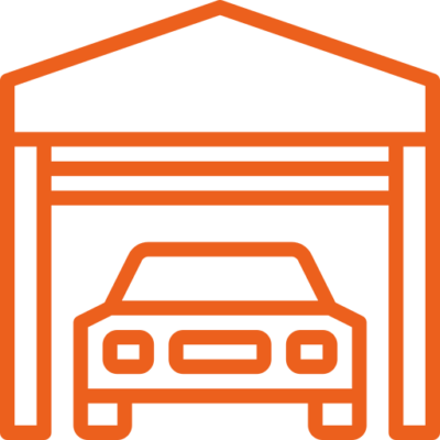 garage red png image
