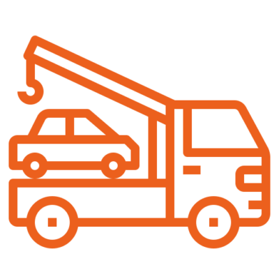 tow truck red png image